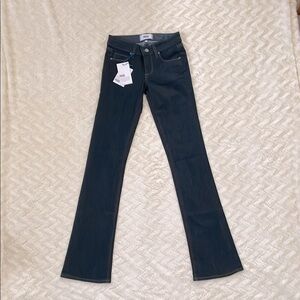 Paige Manhattan Slim Boot Cut Jeans - Dark wash - 23